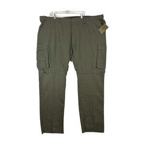 Boy Scouts of America Centennial Canvas Zip Off Pant Size 50 Green NWT NEW
